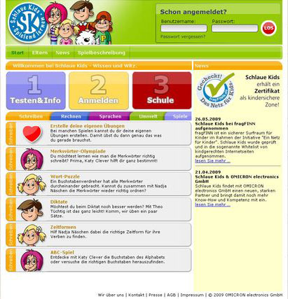 Screenshot Schlaue Kids Lernspiele